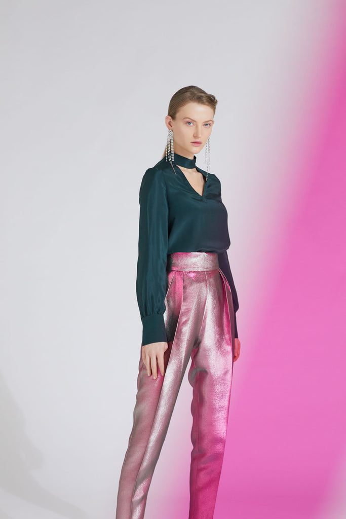ORCHID PLEAT TROUSERS