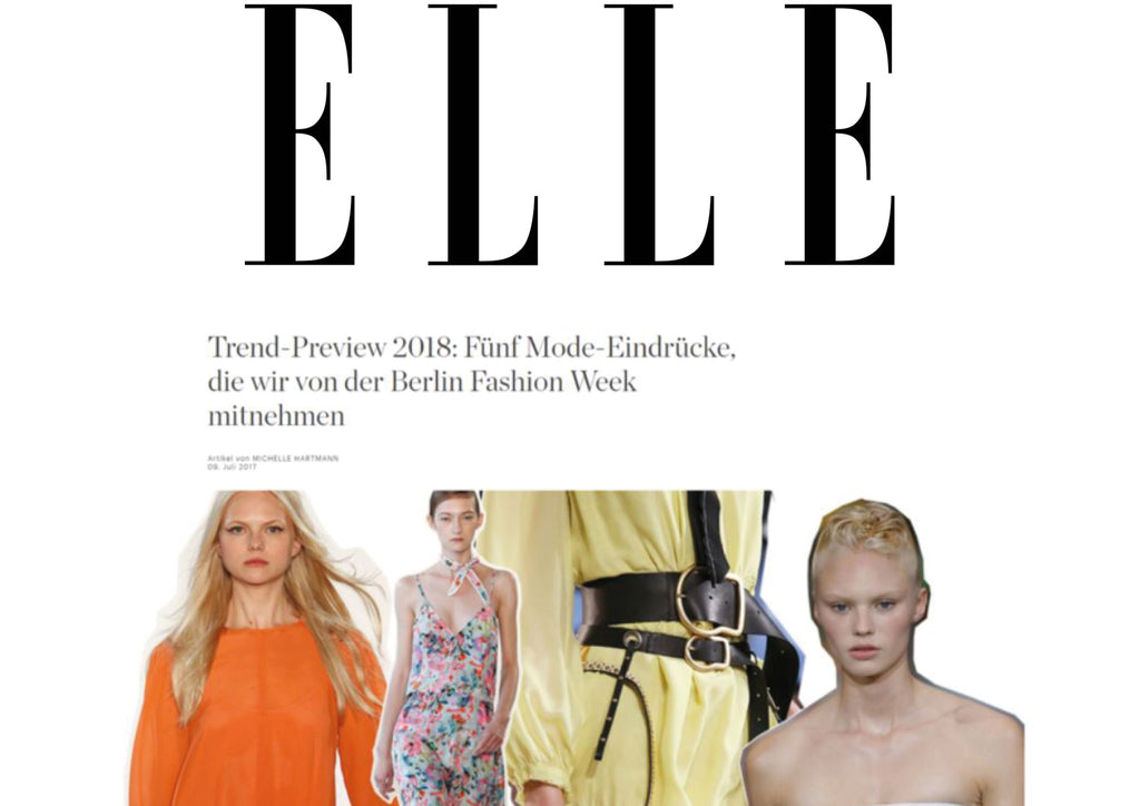 Trend Preview with our collection Flora by ELLE